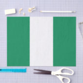 Nigeriaanse vlag tissuepapier (Craft)