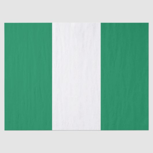 Nigeriaanse vlag tissuepapier (Voorkant)