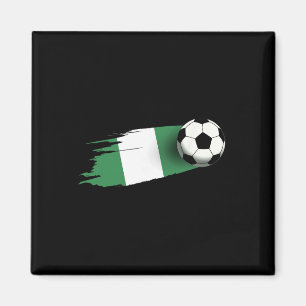 Nigeriaanse Vlag Top Voor Mannen Vrouwen Kinderen  Magneet