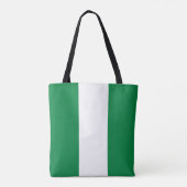 Nigeriaanse vlag tote bag (Achterkant)