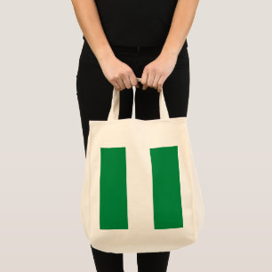 Nigeriaanse vlag tote bag