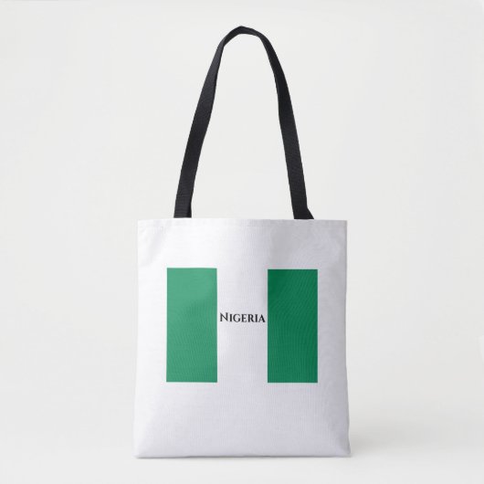 Nigeriaanse vlag tote bag (Voorkant)