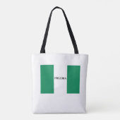 Nigeriaanse vlag tote bag (Achterkant)