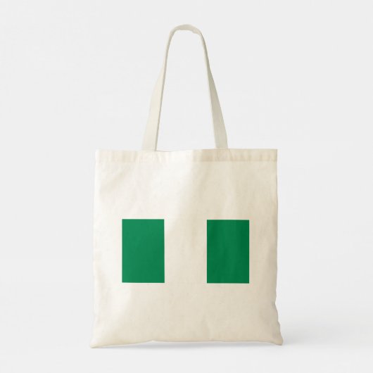 Nigeriaanse vlag tote bag (Achterkant)