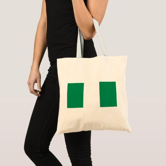 Nigeriaanse vlag tote bag (Voorkant (product))