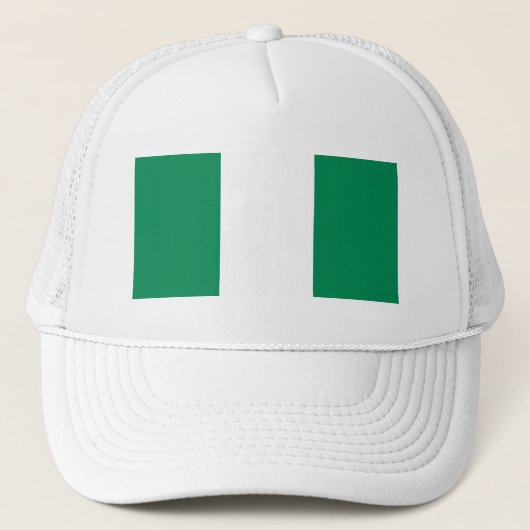 Nigeriaanse vlag trucker pet (Voorkant)