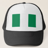 Nigeriaanse vlag trucker pet (Voorkant)