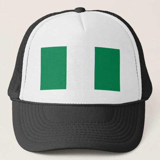 Nigeriaanse vlag trucker pet (Voorkant)