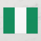 Nigeriaanse vlag, vlag van Nigeria Briefkaart (Voorkant)