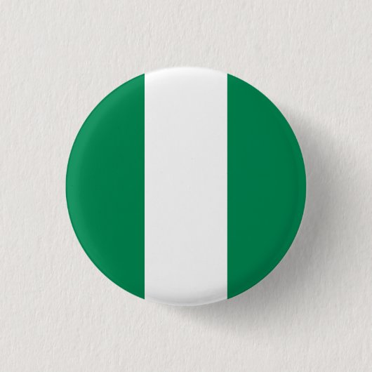 Nigeriaanse vlag, vlag van Nigeria Ronde Button 3,2 Cm (Voorkant)