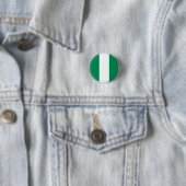 Nigeriaanse vlag, vlag van Nigeria Ronde Button 3,2 Cm (In situ)