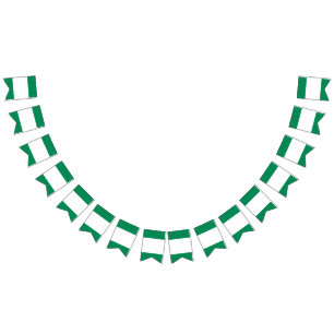Nigeriaanse vlag vlaggetjes