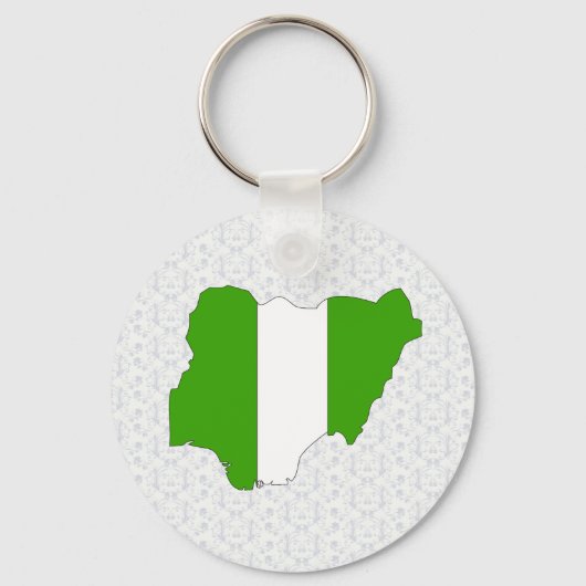 Nigeriaanse vlag - volledige grootte sleutelhanger (Voorkant)