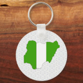 Nigeriaanse vlag - volledige grootte sleutelhanger (Voorkant)