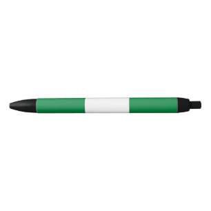 Nigeriaanse vlag zwarte inkt pen