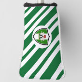 Nigeriaanse vlaggen golfheadcover (Draai 90)
