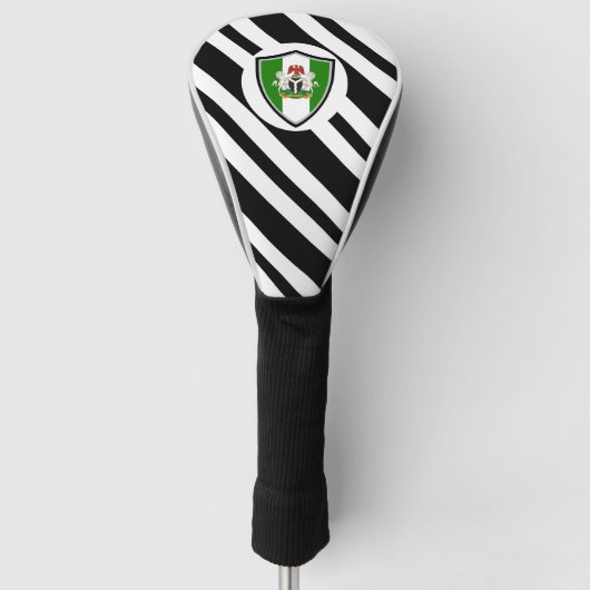Nigeriaanse vlaggen golfheadcover (Voorkant)