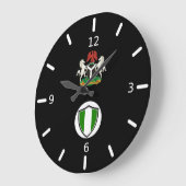 Nigeriaanse vlaggen grote klok (Hoek)