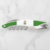 Nigeriaanse vlaggen kurkentrekker (Achterkant)