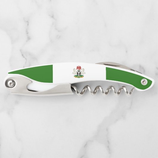 Nigeriaanse vlaggen kurkentrekker (Voorkant)