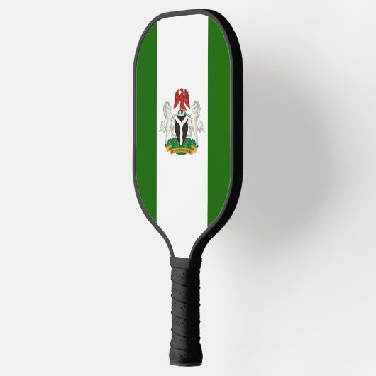 Nigeriaanse vlaggen pickleball paddle (Links)