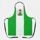 Nigeriaanse vlaggen schort (Voorkant)