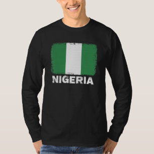 Nigeriaanse vlaggen steunen Nigeriaanse volk Vrouw T-shirt