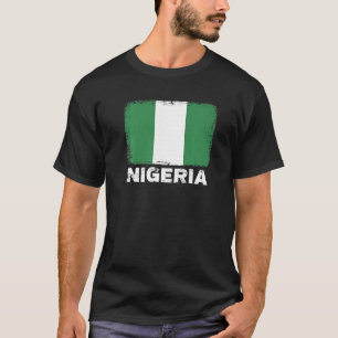 Nigeriaanse vlaggen steunen Nigeriaanse volk Vrouw T-shirt