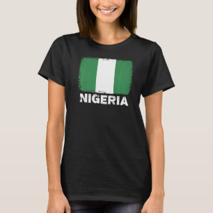Nigeriaanse vlaggen steunen Nigeriaanse volk Vrouw T-shirt