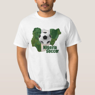 Nigeriaanse voetbalcultuur Kaart van Nigeriaanse c T-shirt