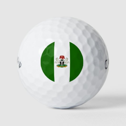 Nigeriaanse wapenschild golfballen (Voorkant)