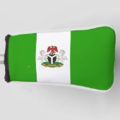Nigeriaanse wapenschild golfheadcover (Voorkant)