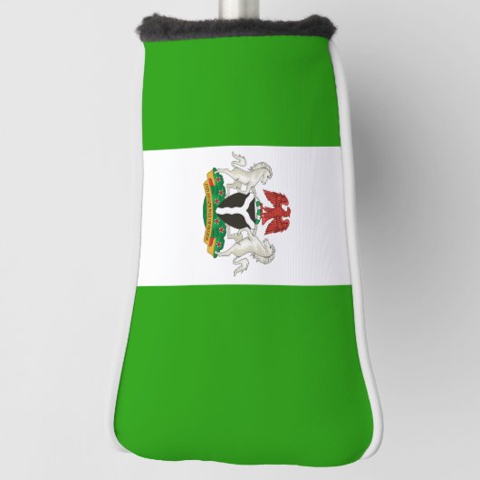 Nigeriaanse wapenschild golfheadcover (Draai 90)