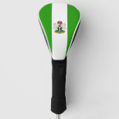 Nigeriaanse wapenschild  golfheadcover (Voorkant)