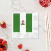 Nigeriaanse wapenschild servet (Insitu)