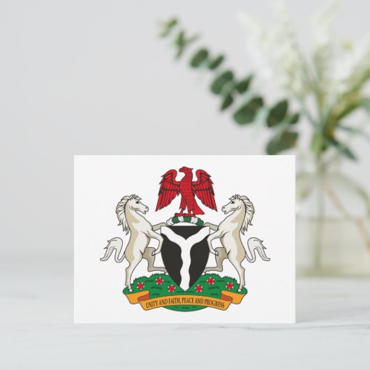 Nigeriaanse wapenstilstand Briefkaart (Staand voorkant)