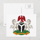 Nigeriaanse wapenstilstand Briefkaart (Voorkant / Achterkant)