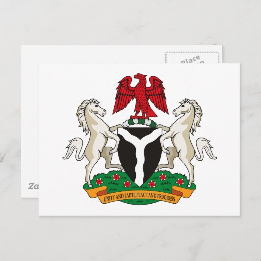 Nigeriaanse wapenstilstand Briefkaart (Voorkant / Achterkant)