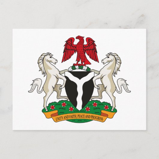 Nigeriaanse wapenstilstand Briefkaart (Voorkant)