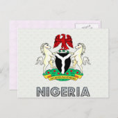 Nigeriaanse wapenstilstand briefkaart (Voorkant / Achterkant)