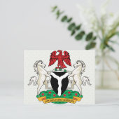 Nigeriaanse wapenstilstand briefkaart (Staand voorkant)