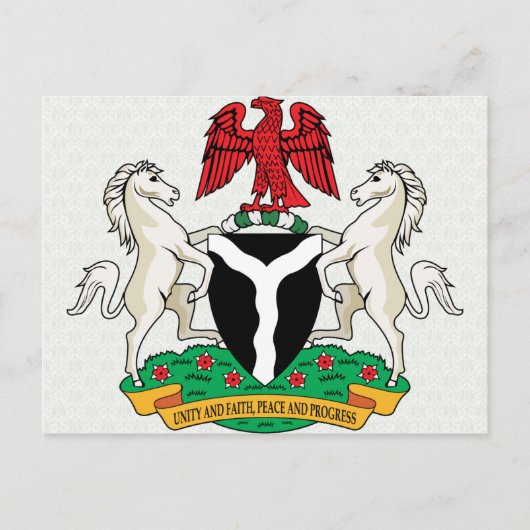 Nigeriaanse wapenstilstand briefkaart (Voorkant)
