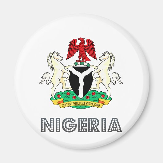 Nigeriaanse wapenstilstand magneet (Voorkant)