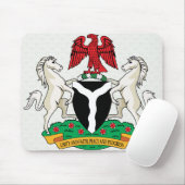 Nigeriaanse wapenstilstand muismat (Met muis)