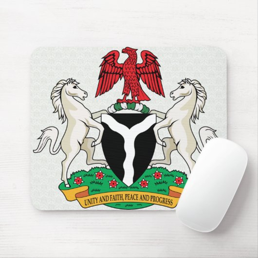 Nigeriaanse wapenstilstand muismat (Met muis)