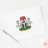 Nigeriaanse wapenstilstand rechthoekige sticker (Envelop)