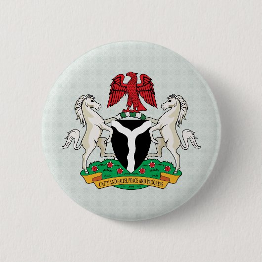 Nigeriaanse wapenstilstand ronde button 5,7 cm (Voorkant)