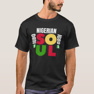 Nigeriaanse Ziel Igbo Voorouders Initiatie DNA T-shirt