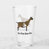 Nigerian Dwarf Dairy Goat Glas (Achterkant)