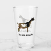 Nigerian Dwarf Dairy Goat Glas (Achterkant)